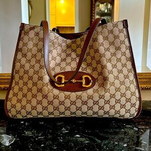 Beautiful authentic Gucci Horsebit Tote